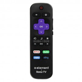 Genuine Element 101018E0023 Smart TV Remote Control w/ NETFLIX HULU VUDU Shortcut (USED)