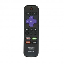 Genuine Philips 101018E0015 Smart TV Remote w/ Netflix Hulu Pluto Shortcut(USED)